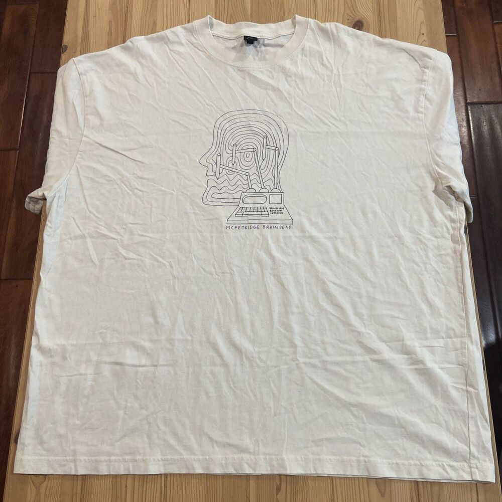 Brain Dead x Geoff McFetridge LA Times T-Shirt Rare Size XXL